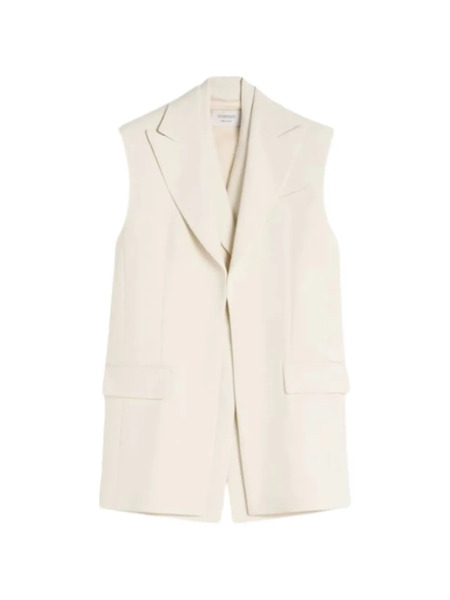  Sportmax Sleeveless Tailored Gilet - Neutrals 