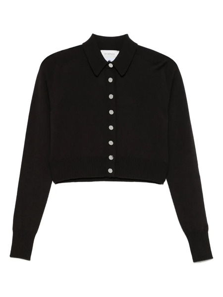  Sportmax Virgin Wool Polo Top - Black 