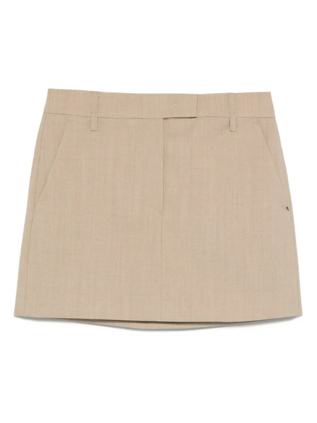  Sportmax Wool-blend Mini Skirt - Neutrals 