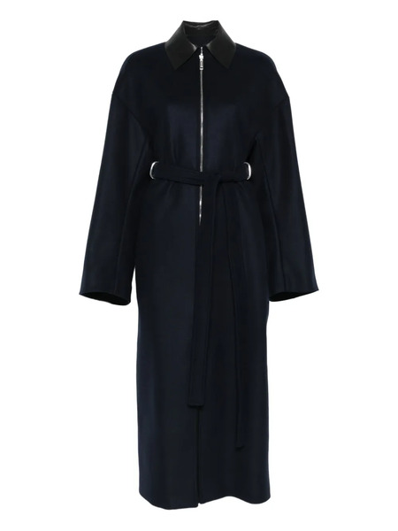  Sportmax Zip-up Trench Coat - Black 