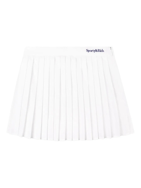  Sporty & Rich Anae Mini Skirt - White 
