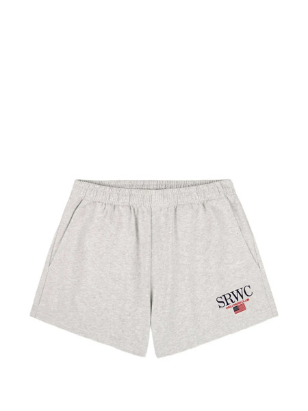  Sporty & Rich Elasticated Pocket Shorts - Grey 