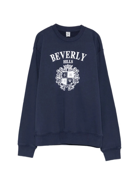  Sporty & Rich Graphic-print Sweatshirt - Blue 