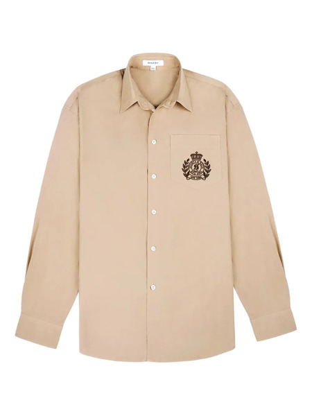  Sporty & Rich H&w Crest Shirt - Neutrals 