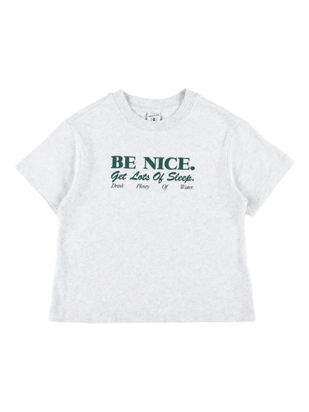  Sporty & Rich Kids Be Nice T-shirt - Grey 