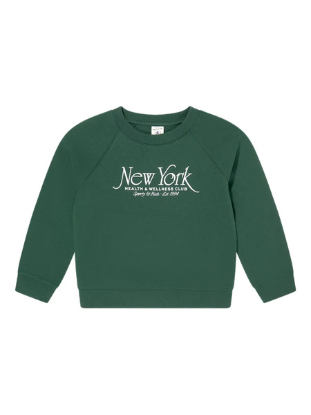  Sporty & Rich Kids Logo-print Sweatshirt - Green 