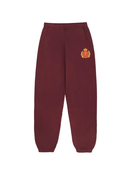  Sporty & Rich Kids Patch Logo Trousers - Red 