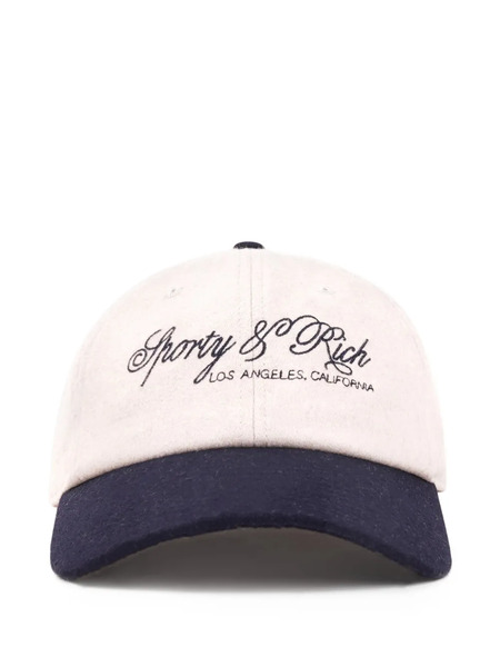  Sporty & Rich Logo Baseball Cap - Neutrals 