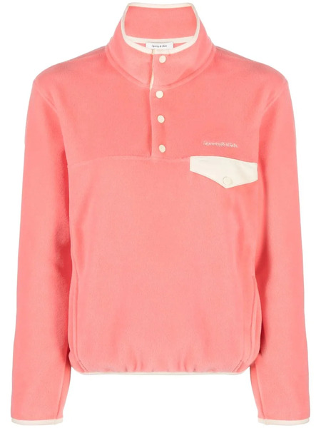  Sporty & Rich Logo-embroidered Sweatshirt - Pink 