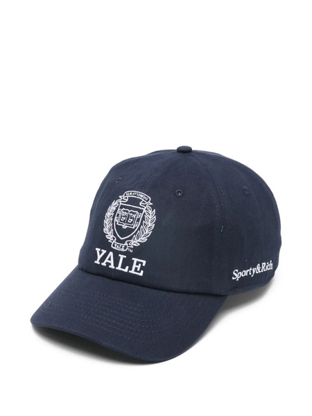  Sporty & Rich Logo-embroidery Baseball Cap - Blue 