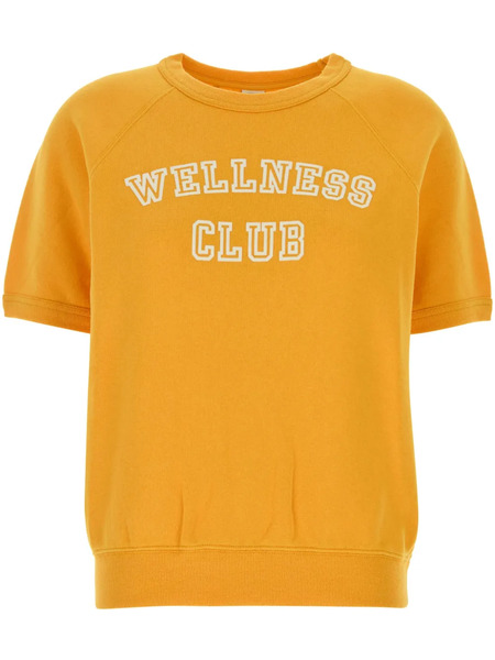  Sporty & Rich Logo Jersey Top - Yellow 