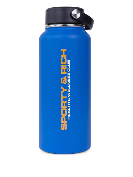  Sporty & Rich Logo-print Water Bottle - Blue 