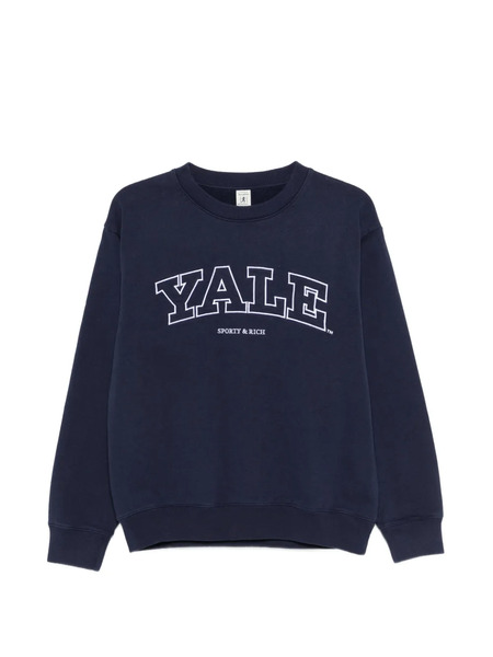  Sporty & Rich Logo Sweatshirt - Blue 