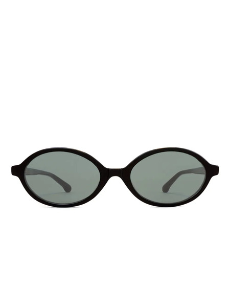  Sporty & Rich Oval-frame Sunglasses - Black 