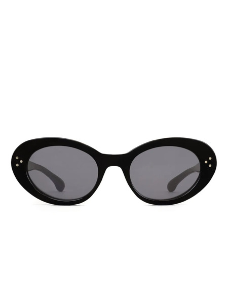  Sporty & Rich Oval-frame Sunglasses - Black 
