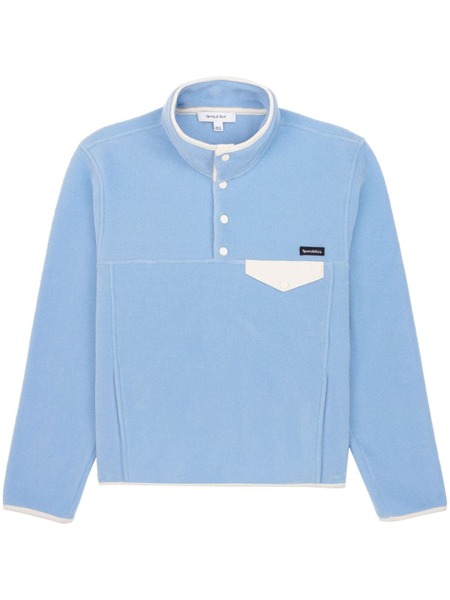  Sporty & Rich Polar High-neck Sweatshirt - Blue 
