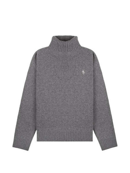 Sporty & Rich Roll-neck Sweater - Grey 