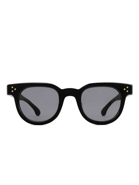  Sporty & Rich Round-frame Sunglasses - Black 