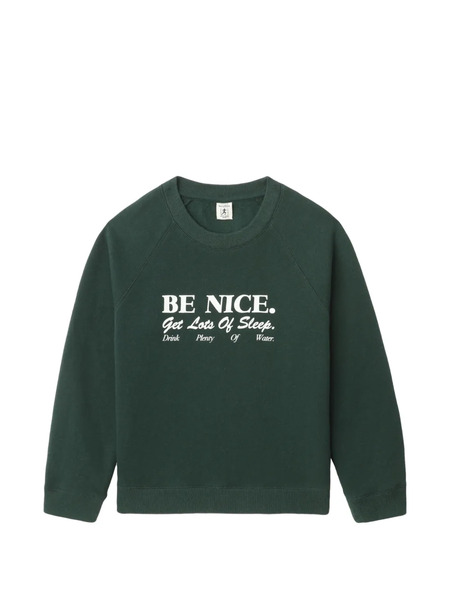  Sporty & Rich Slogan-print Sweatshirt - Green 