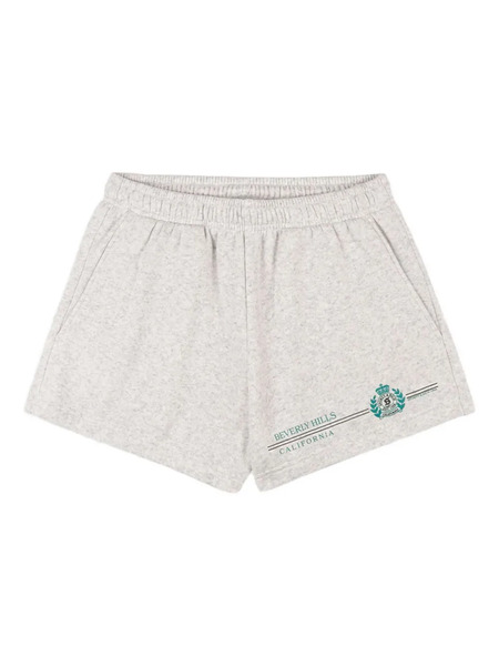  Sporty & Rich Soft Disco Shorts - Grey 