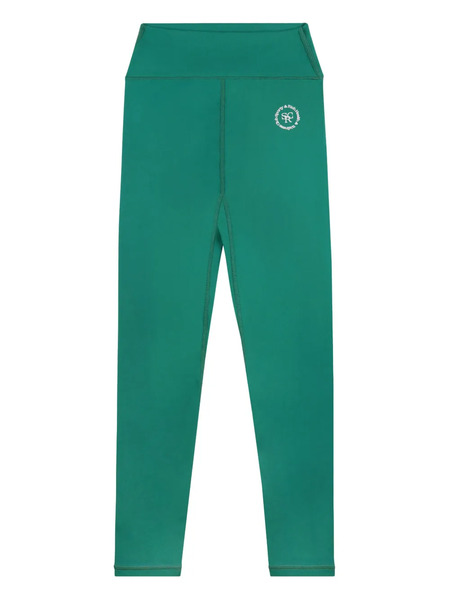  Sporty & Rich Srhwc Logo-print Leggings - Green 