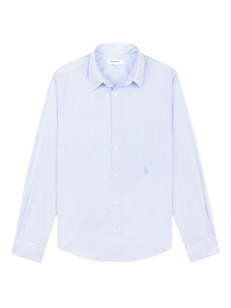 Sporty & Rich Striped Button-up Shirt - Blue 