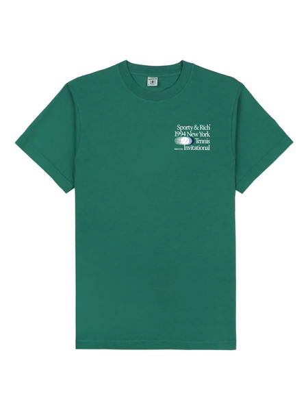  Sporty & Rich Tennis-graphic Tee - Green 