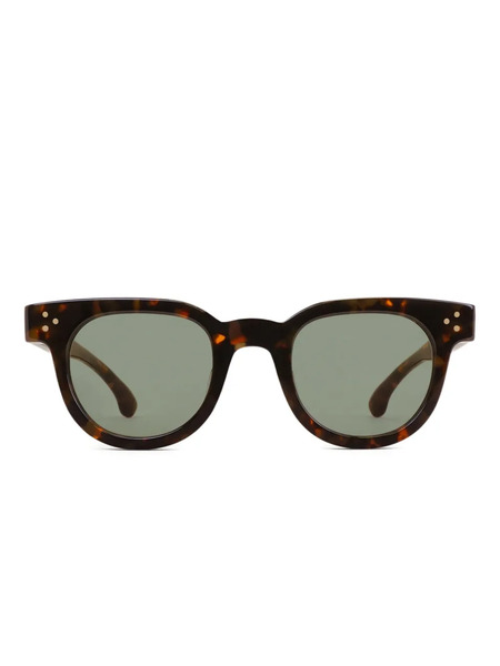  Sporty & Rich Tortoiseshell Round-frame Sunglasses - Brown 