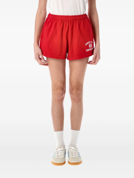  Sporty & Rich Varsity Shorts - Red 