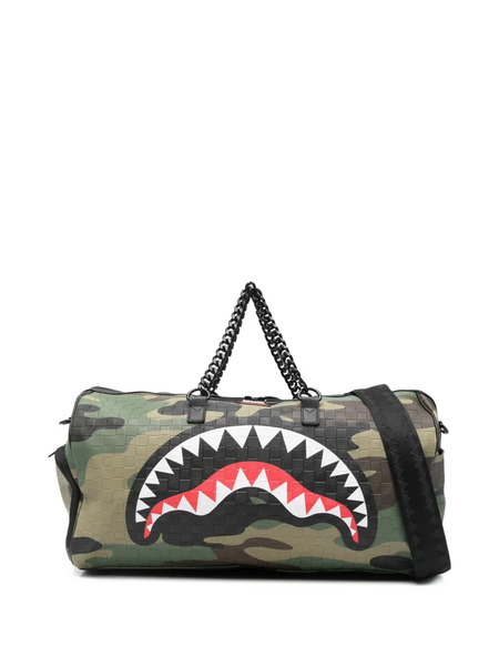  Sprayground Camouflage-pattern Duffle Bag - Green 