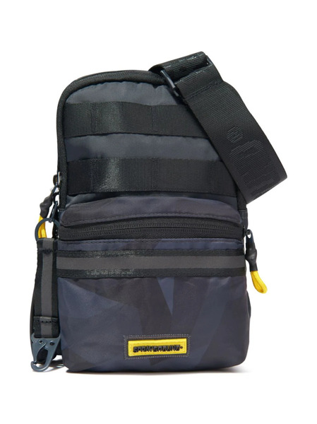  Sprayground Kid Embossed-logo Shoulder Bag - Black 