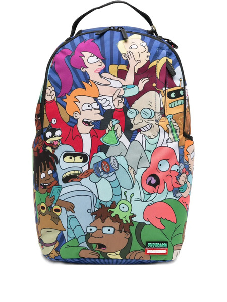  Sprayground Kid Futurama Backpack - Blue 