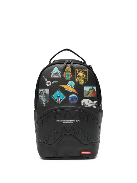  Sprayground Kid Graphic-print Backpack - Black 