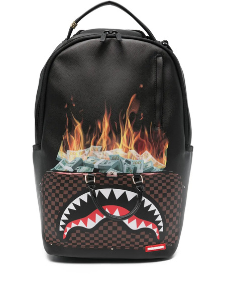  Sprayground Kid Graphic-print Backpack - Black 