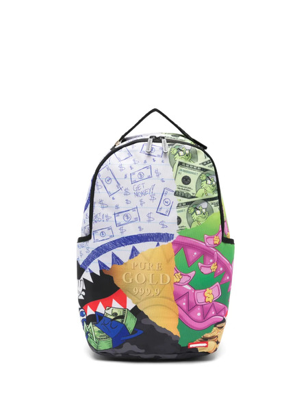  Sprayground Kid Graphic-print Backpack - White 