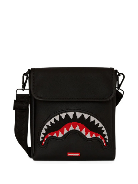  Sprayground Kid Shark Mouth Shoulder Bag - Black 
