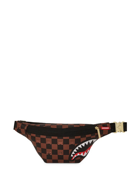  Sprayground Kid Sharks In Paris Bag - Brown 