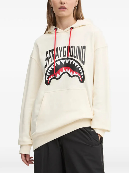  Sprayground Logo Graphic Hoodie - Neutrals 