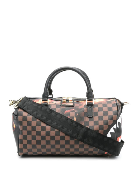  Sprayground Mixed Print Holdall - Black 
