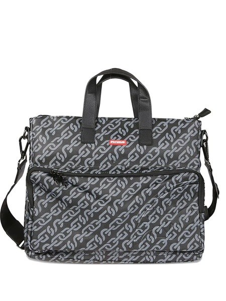  Sprayground Printed Holdall - Black 