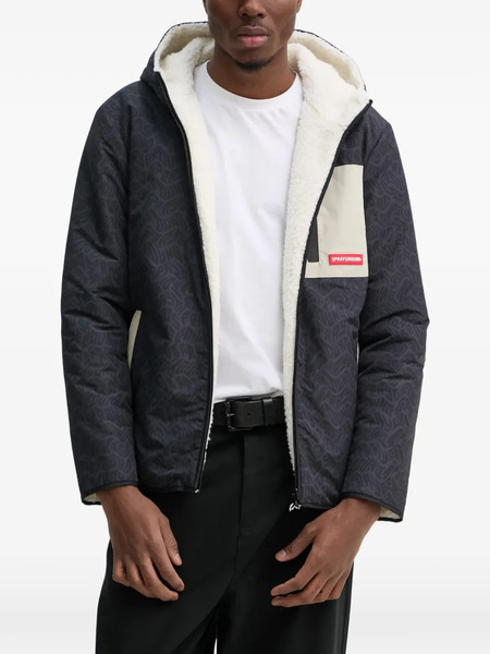  Sprayground Reversible Hooded Jacket - Blue 