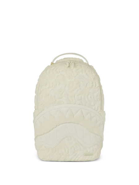  Sprayground Shark-motif Backpack - Neutrals 