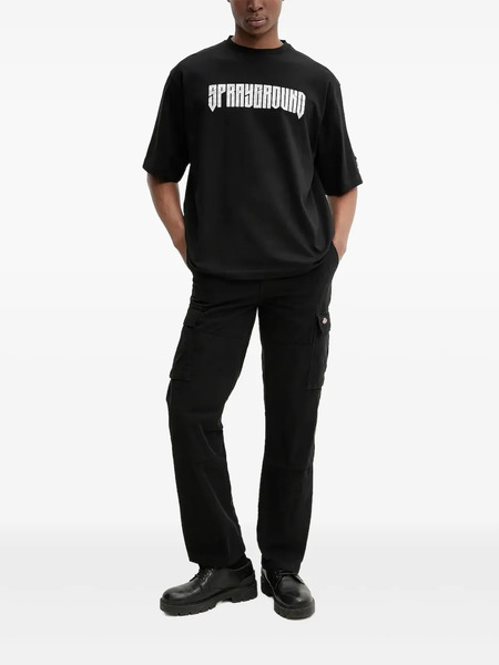  Sprayground Tiger-graphic T-shirt - Black 