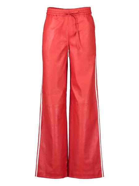  Sprwmn Stripe Baggy Trousers - Red 