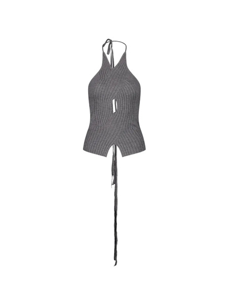  Srvc Studio Halterneck Tank Top - Grey 