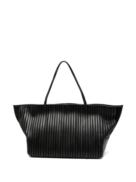  St. Agni Large Linea Stitch Shoulder Bag - Black 