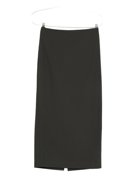  St. Agni Low-waist Column Maxi Skirt - Green 
