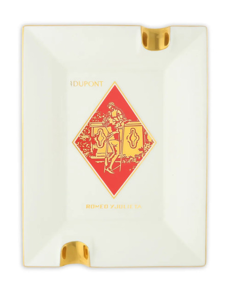  S.t. Dupont Logo-print Ashtray - White 