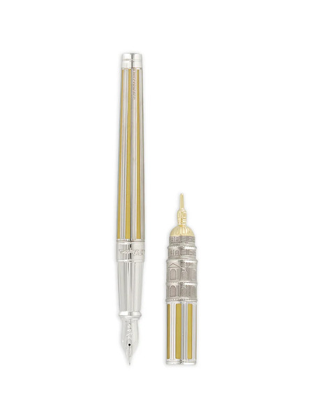  S.t. Dupont Loves Paris Writing Kit - Silver 