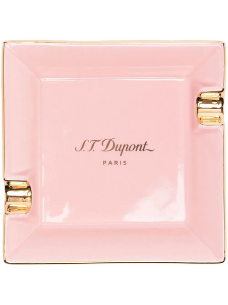  S.t. Dupont Mini Square Cigarette Ashtray - Pink 